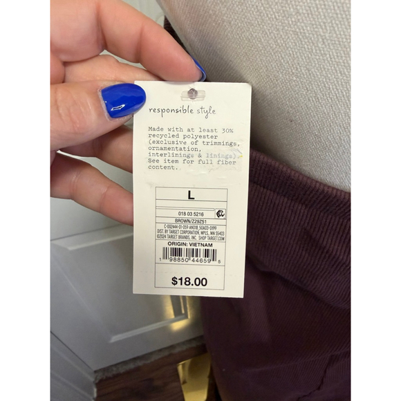 Women’s Knit Tube Dress – A New Day™ Brown | Size L | NWT - Picture 5 of 5